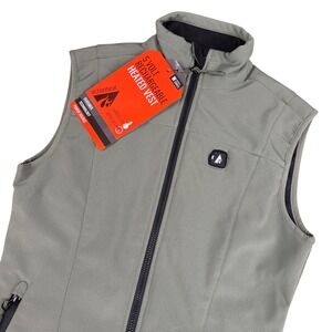 ActionHeat W Small 5 Volt Rechargeable Heated Softshell Vest Green BNWT $179